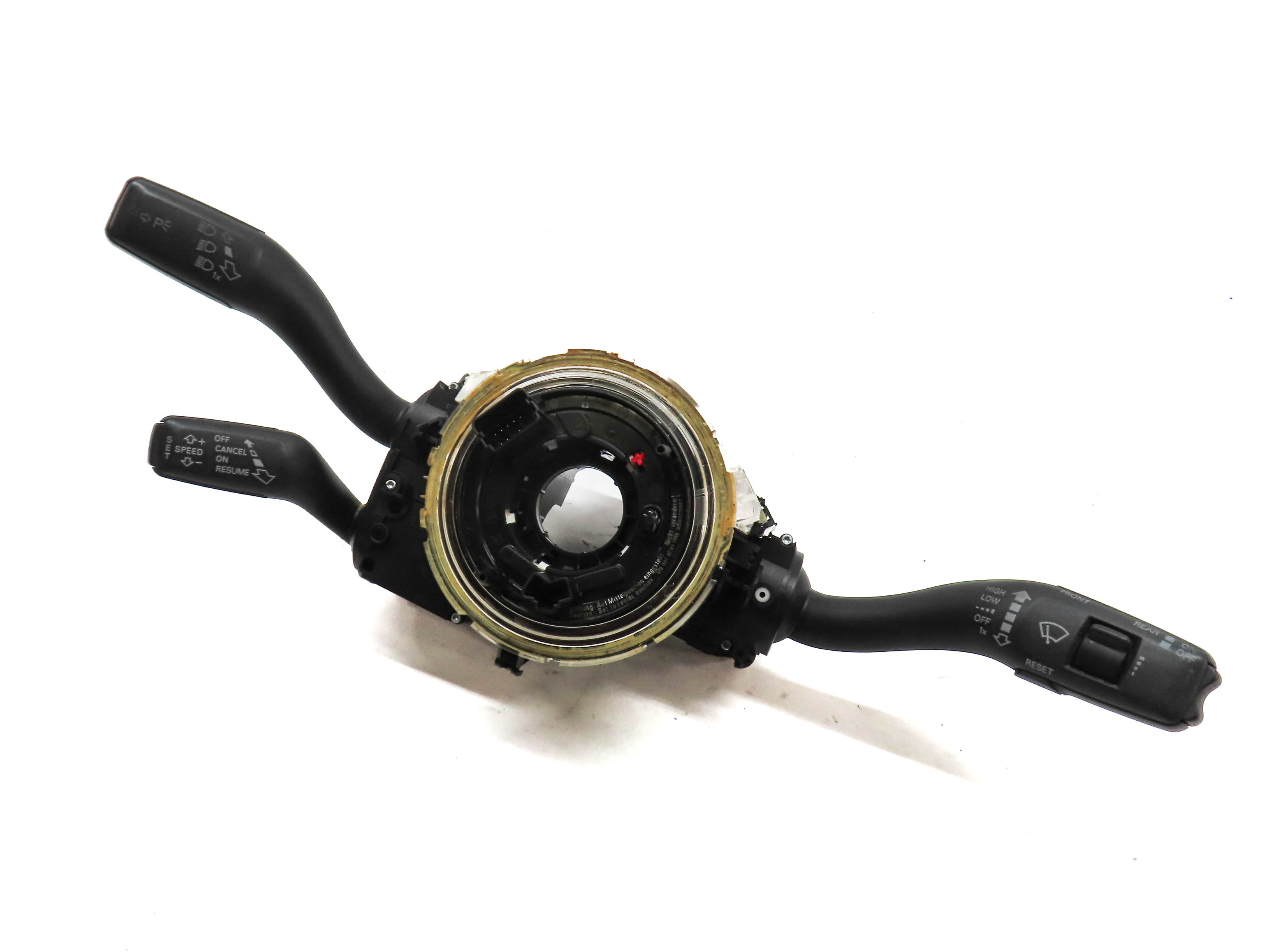 2009-2015 AUDI Q7 (4L) STEERING COLUMN BLINKER WIPER CRUISE COMBINATION SWITCH — exact item pictured